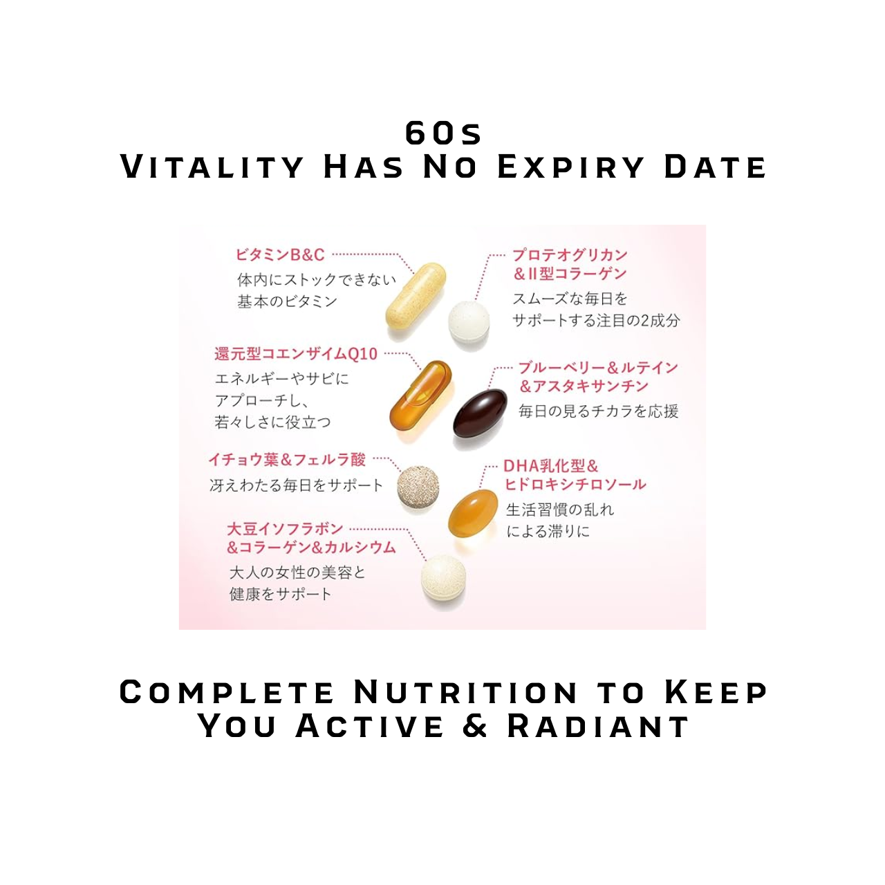 FANCL Good Choice Women's Daily Supplement | Age-Specific Formula | 20s 30s 40s 50s 60s | Made in Japan