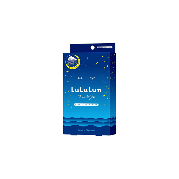 LuLuLun One Night Rescue Glowing Skin Face Mask 5 Pouches