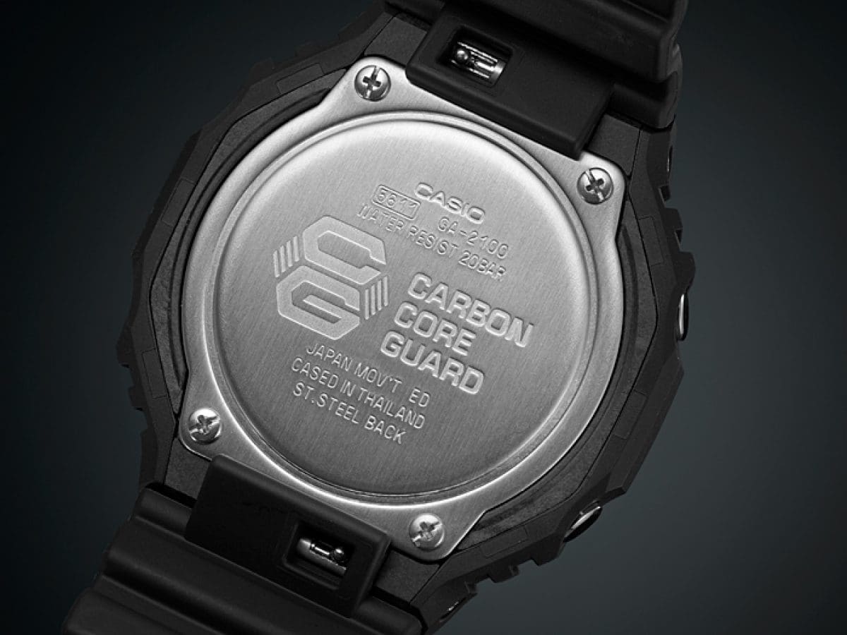 GA-2100-1A1JF case back detail