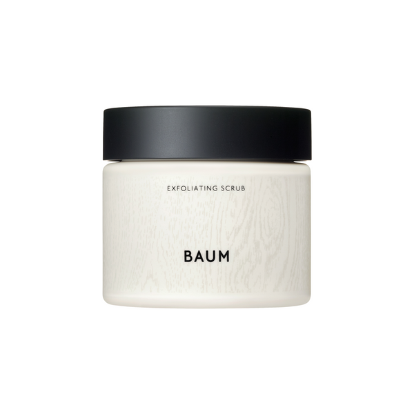 BAUM Exfoliating Scrub 150g Japanese facial scrub jar