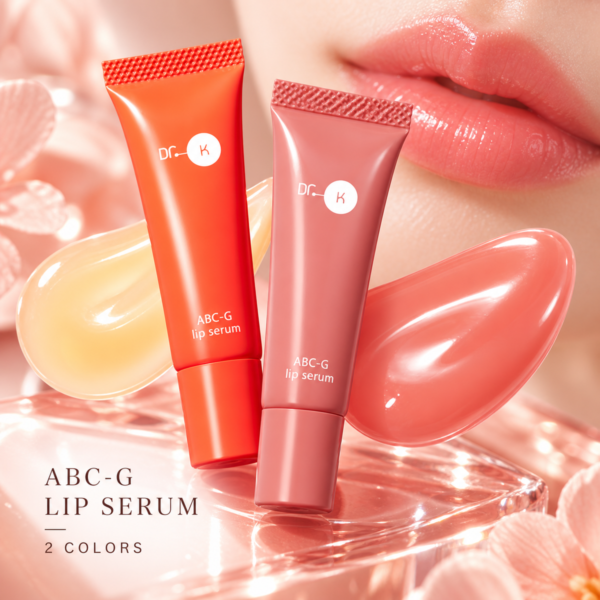 Dr.K ABC-G Lip Serum two colors with glossy texture