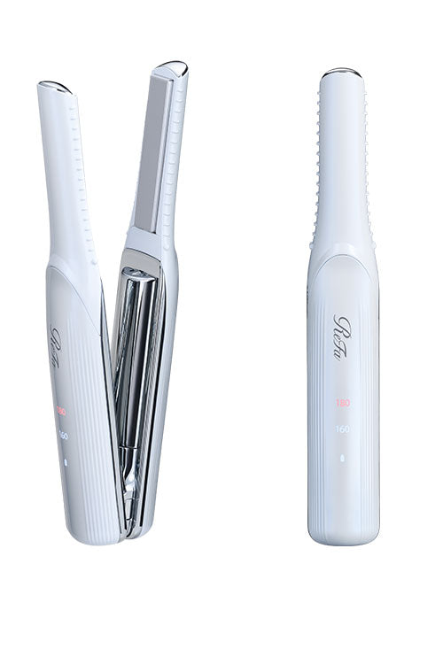 ReFa FINGER IRON ST cordless mini hair iron in White