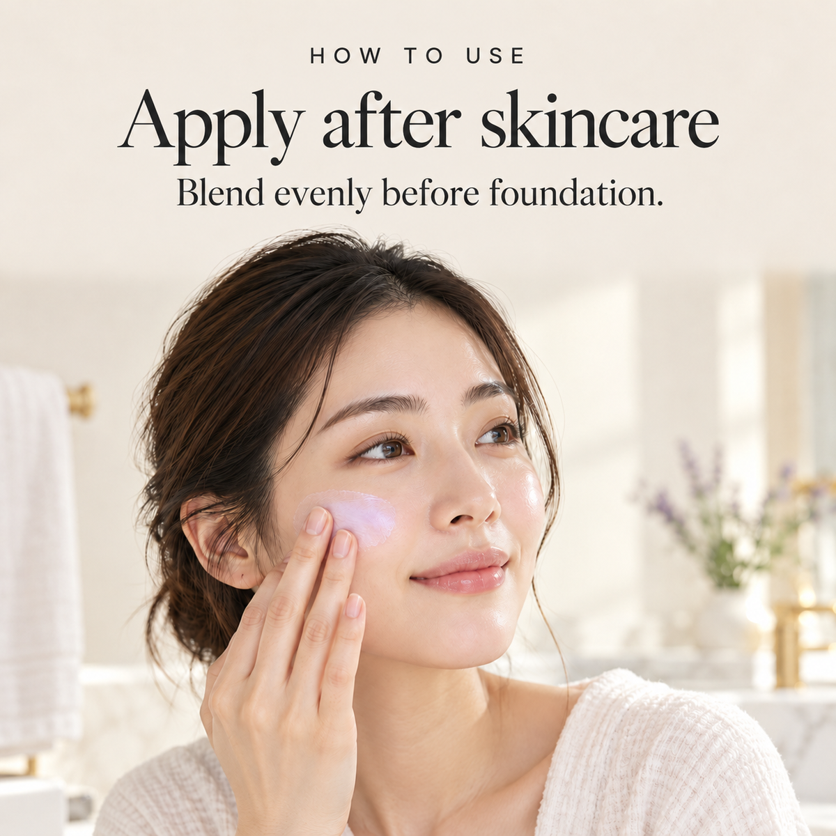 How to apply Clear Lavender primer