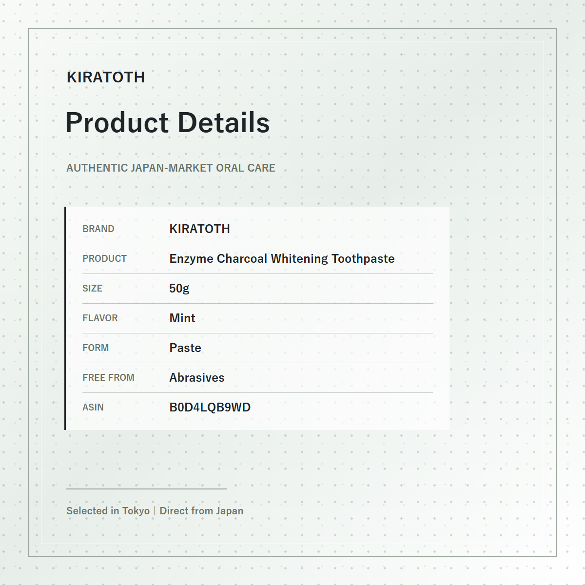 KIRATOTH Whitening Toothpaste product details