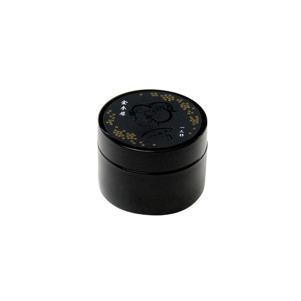 Official Maiko Kosume Kinmokusei cream 70g black jar on white
