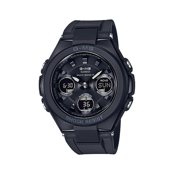 CASIO G-MS MSG-W100G-1AJF Black and Gold official product image