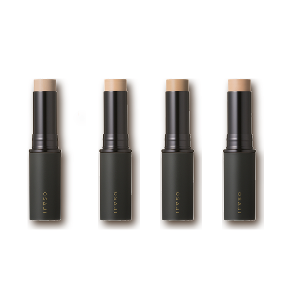OSAJI Nuance Skin Sketch Foundation 4 shades simple white background 產品圖