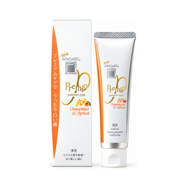APAGARD PREMIO Osmanthus & Apricot Toothpaste 105g | Limited Flavor — product on a white background