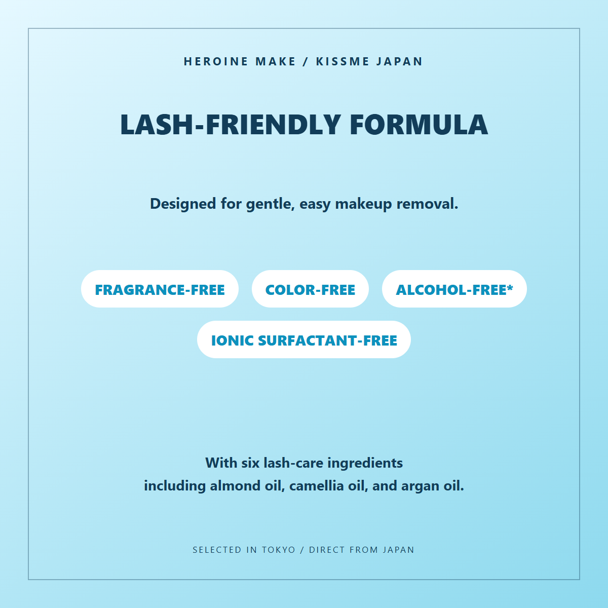 Heroine Make Speedy Mascara Remover English formula details