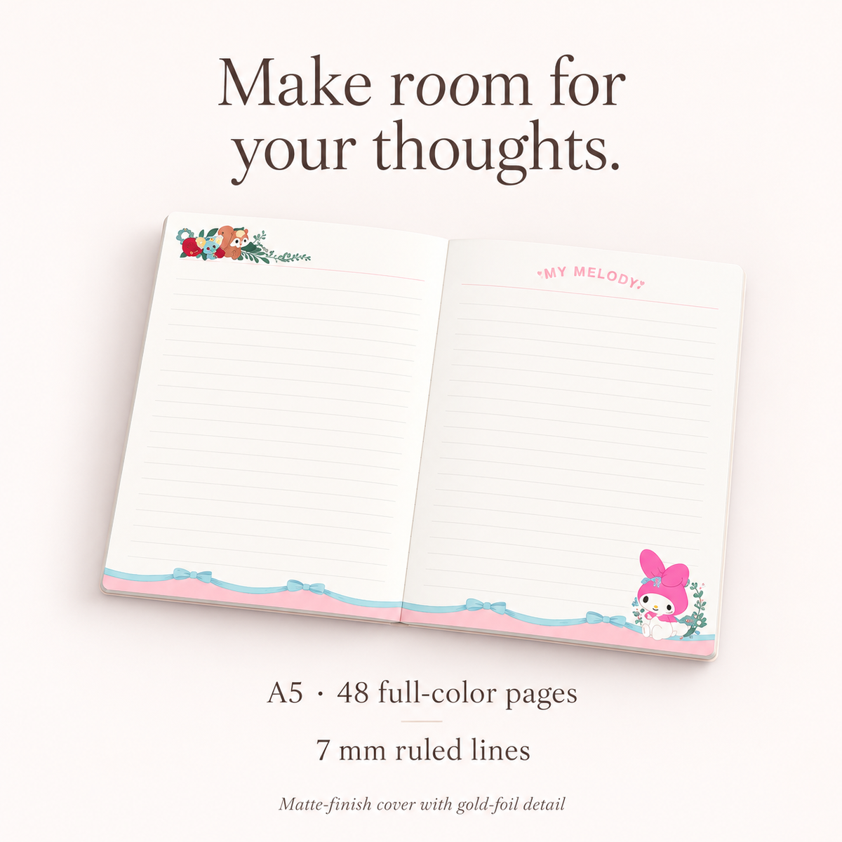 notebook — details and dimensions