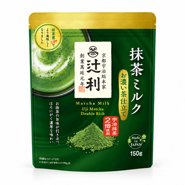Tsujiri Double Rich Matcha Milk 150g pouch