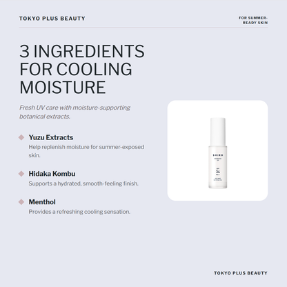 SHIRO Ice Mint Essence UV SPF34 PA++ | Cooling Sunscreen 30g