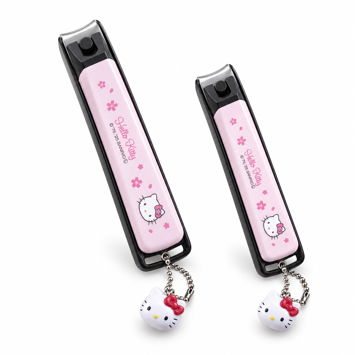 KAI Hello Kitty Hanasakura nail clippers in S and M sizes