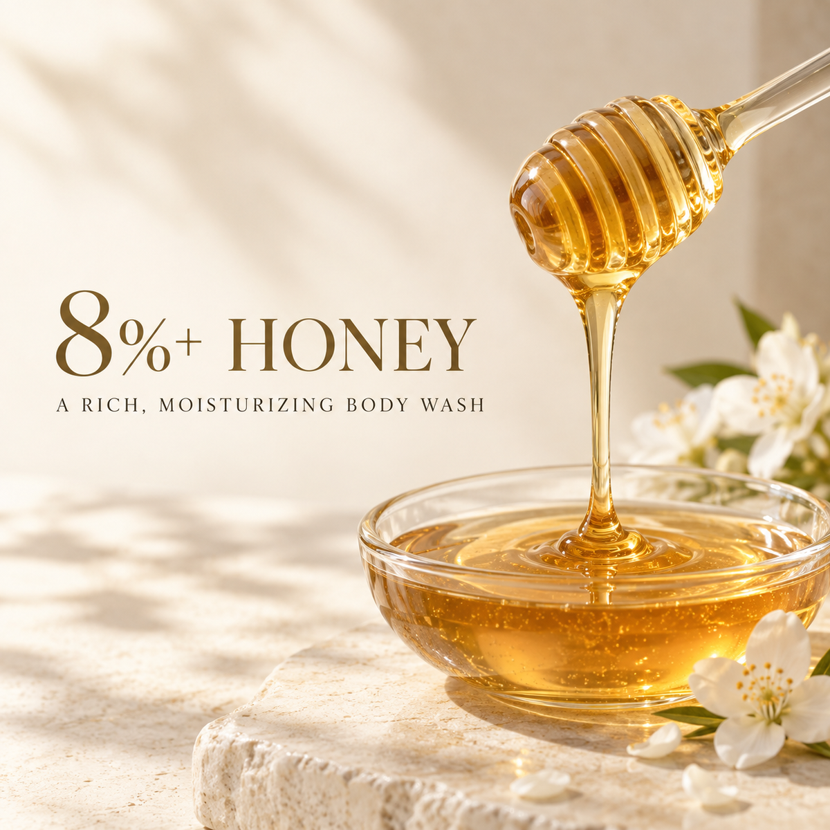 HACCI Body Wash BEE HUG — 8%+ honey