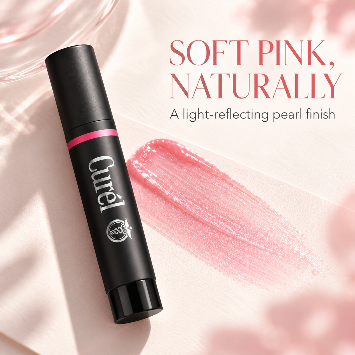 Curél Moisture Lip Care Cream Pink | Tinted Lip Balm | 4.2g