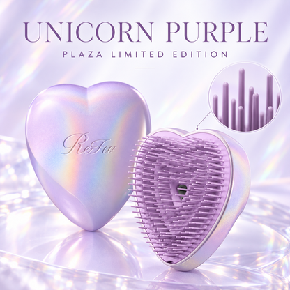 ReFa HEART BRUSH Unicorn Purple PLAZA limited edition