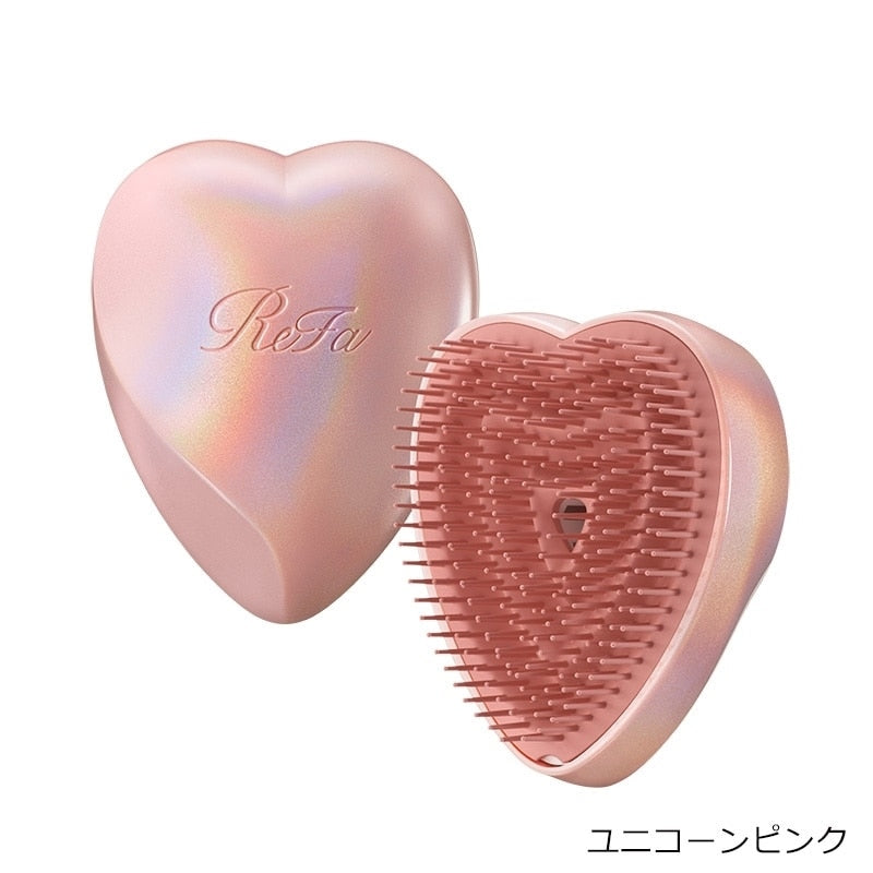ReFa HEART BRUSH Unicorn Pink with cover