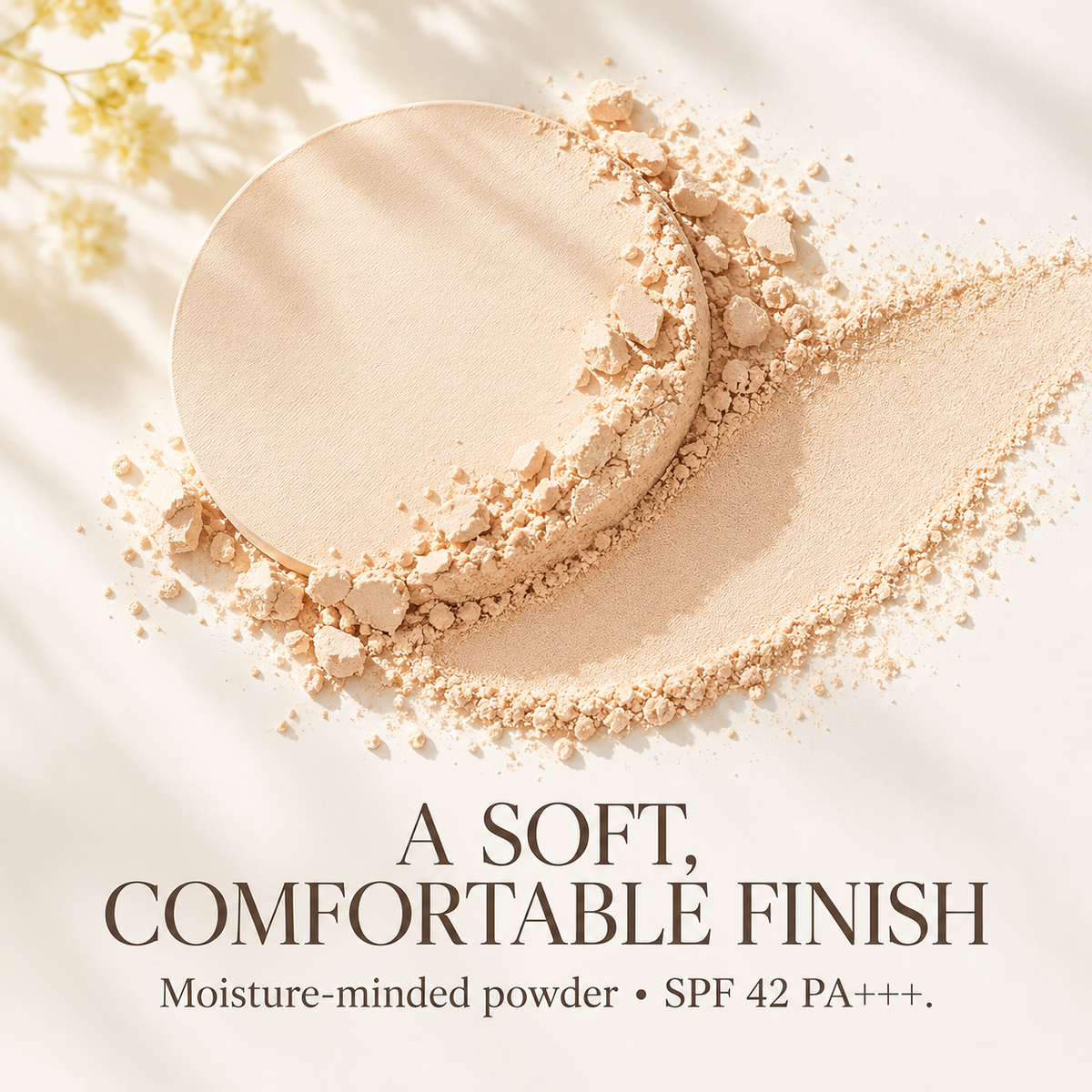 Soft comfortable finish and SPF 42 PA+++
