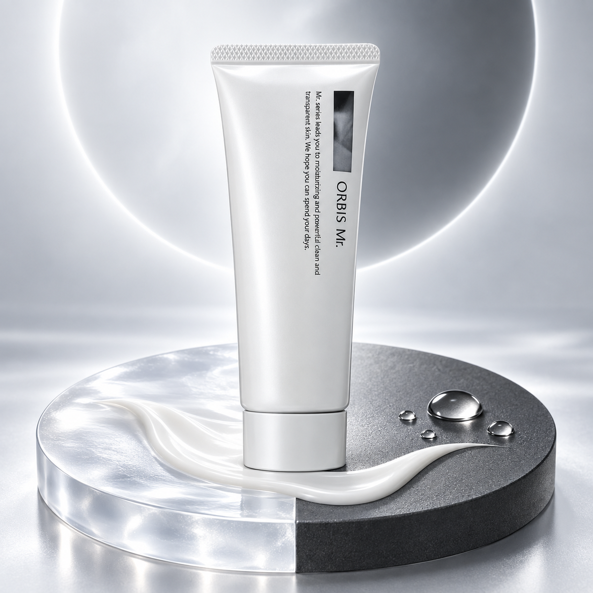 ORBIS Mr. Moisturizing Cream hydration and shine-control feature