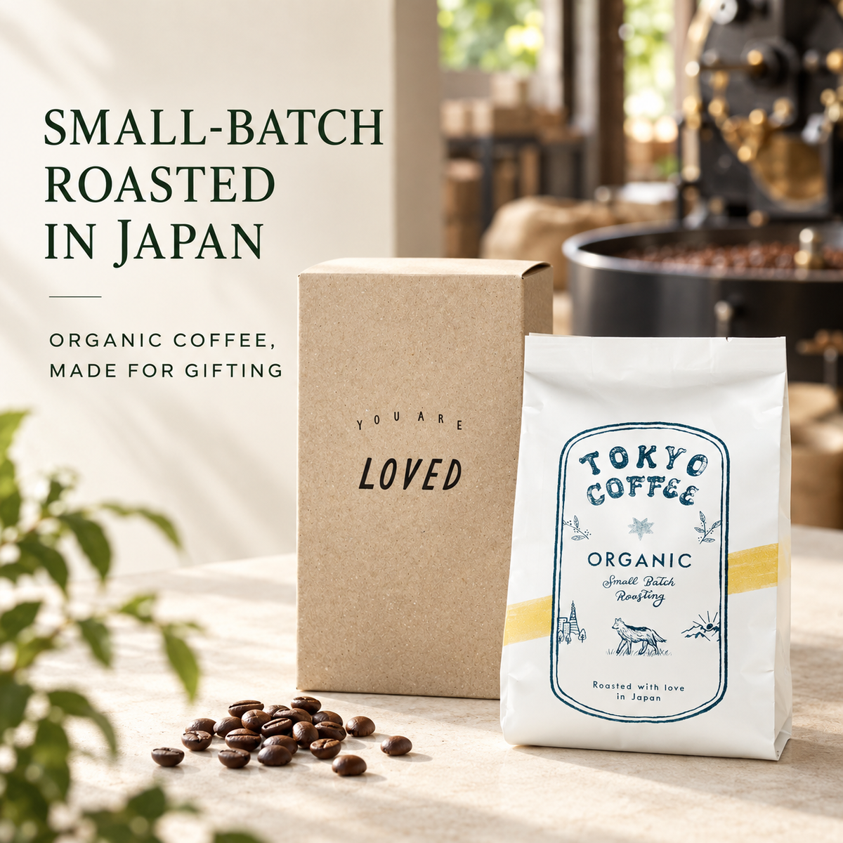 TOKYO COFFEE small-batch roasted organic coffee gift