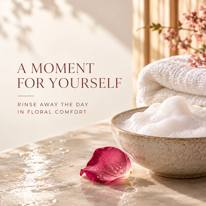 POLA Pensée de Bouquet Rouge — floral comfort shower ritual
