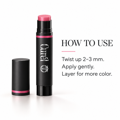 Curél Moisture Lip Care Cream Pink | Tinted Lip Balm | 4.2g