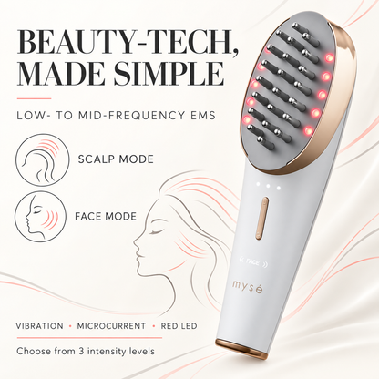 MYSE Scalp Lift Plus EMS modes feature