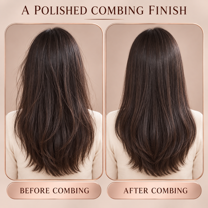 Polished combing finish