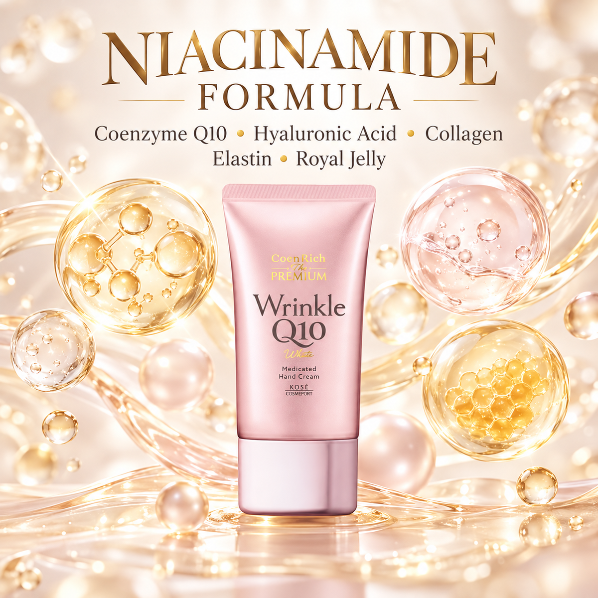 CoenRich Wrinkle Q10 White niacinamide formula