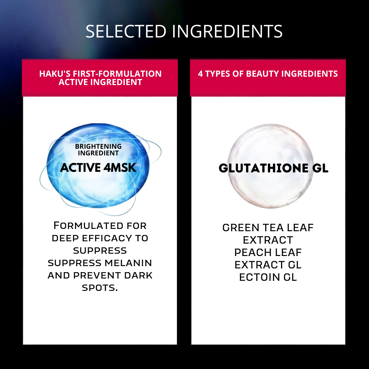 HAKU Brightening Cream Mask 75g | Japanese Medicated Night Cream Mask