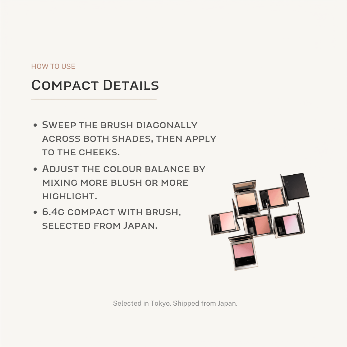 SUQQU Blurring Color Blush soft blur powder finish