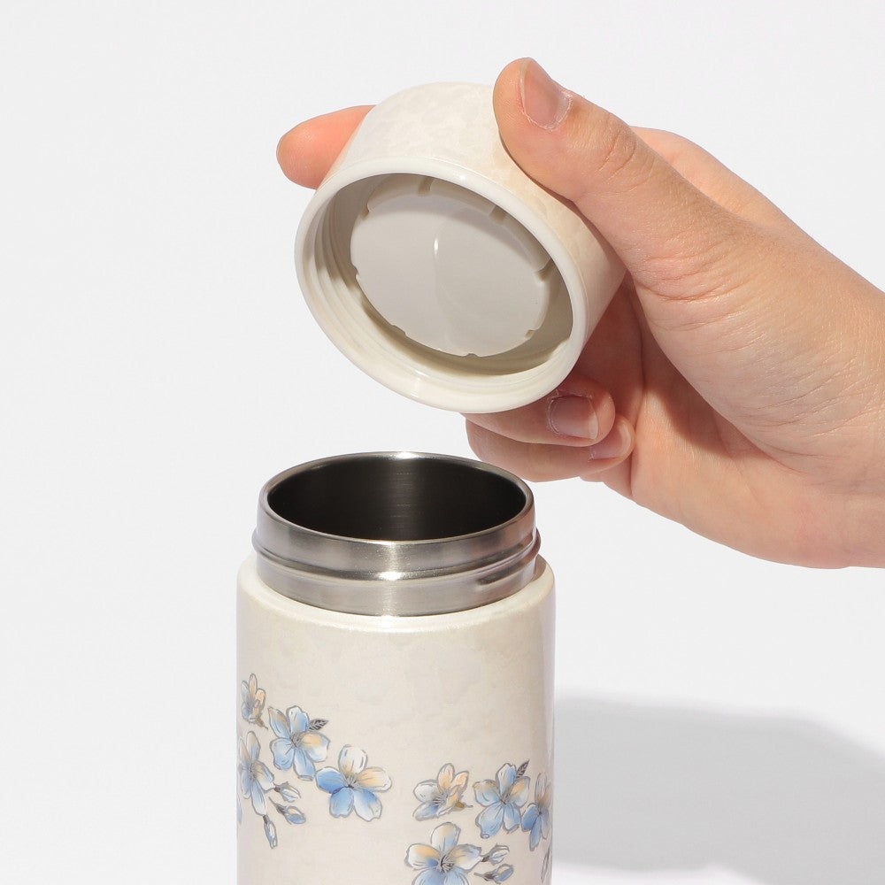 Starbucks SAKURA2026 Shell White Stainless Steel TO GO Bottle 355ml (Limited Re-Sale)