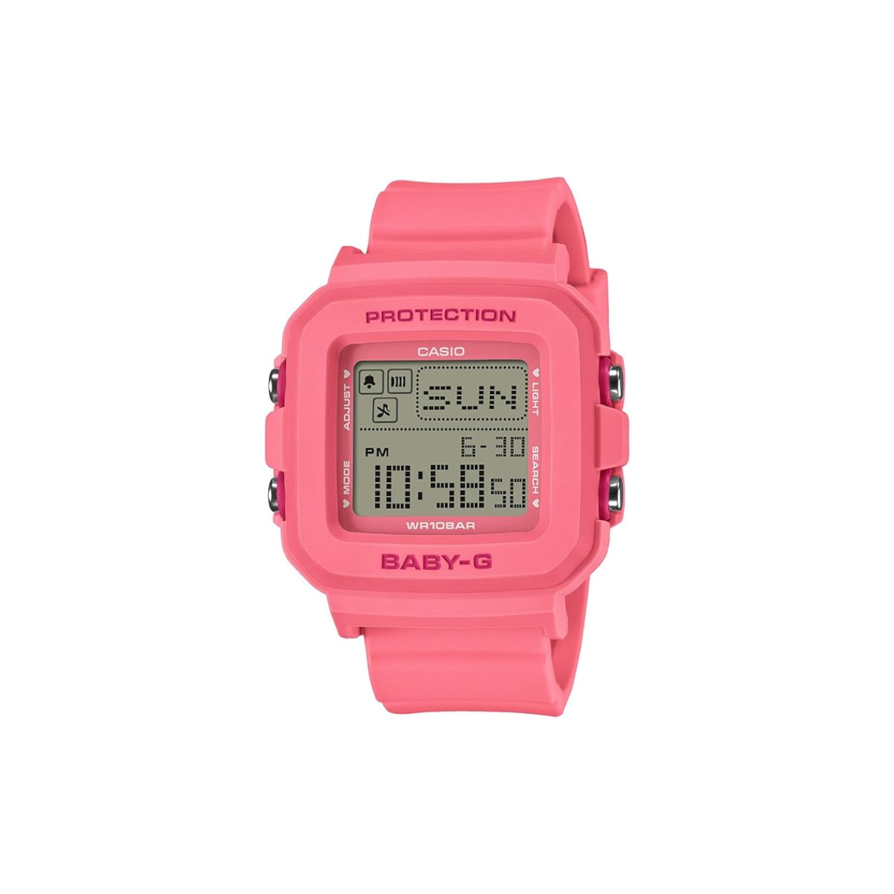 CASIO BABY-G+PLUS BGD-10KH Heart Pop Color Digital Watch