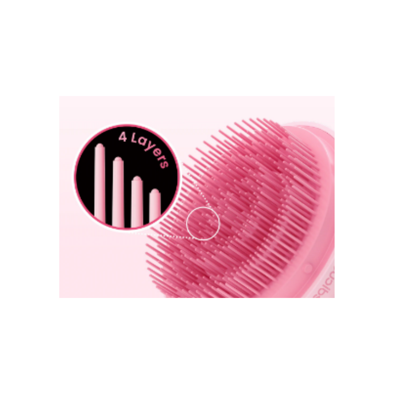 MEDICUBE Ribbon Cherry Glass Hair Brush