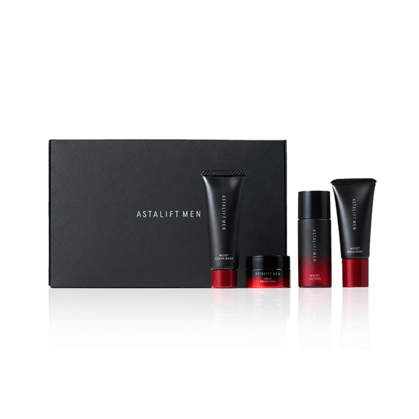 ASTALIFT MEN Starter Kit | Simple Care Moist / Premium Care | Japan Skincare Set