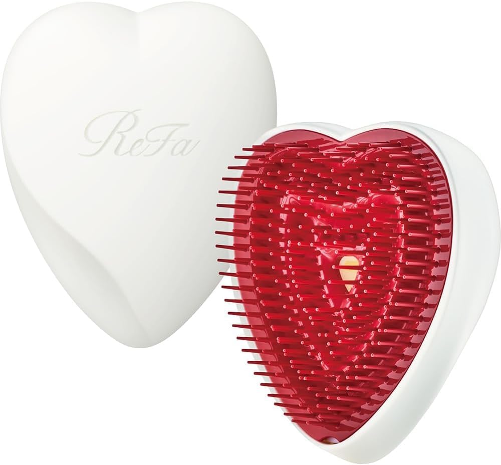 CEPILLO CORAZÓN ReFa | Cepillo de pelo japonés premium en forma de corazón