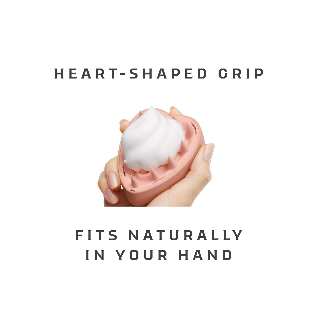 ReFa HEART BRUSH for SCALP | Japanese Shiatsu Scalp Brush with Stand