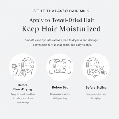 How to use 8 THE THALASSO Hair Milk