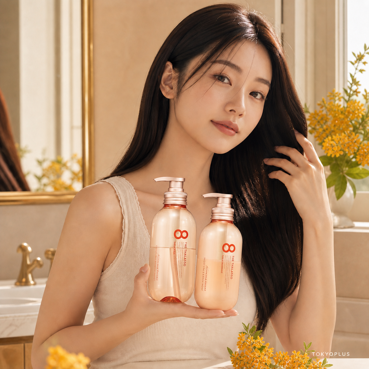 Faithful model image with 8 THE THALASSO Kinmokusei Limited Kit