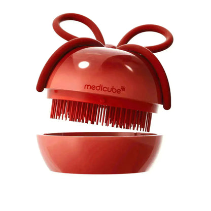 MEDICUBE Ribbon Cherry Glass Hair Brush Red Cherry variant