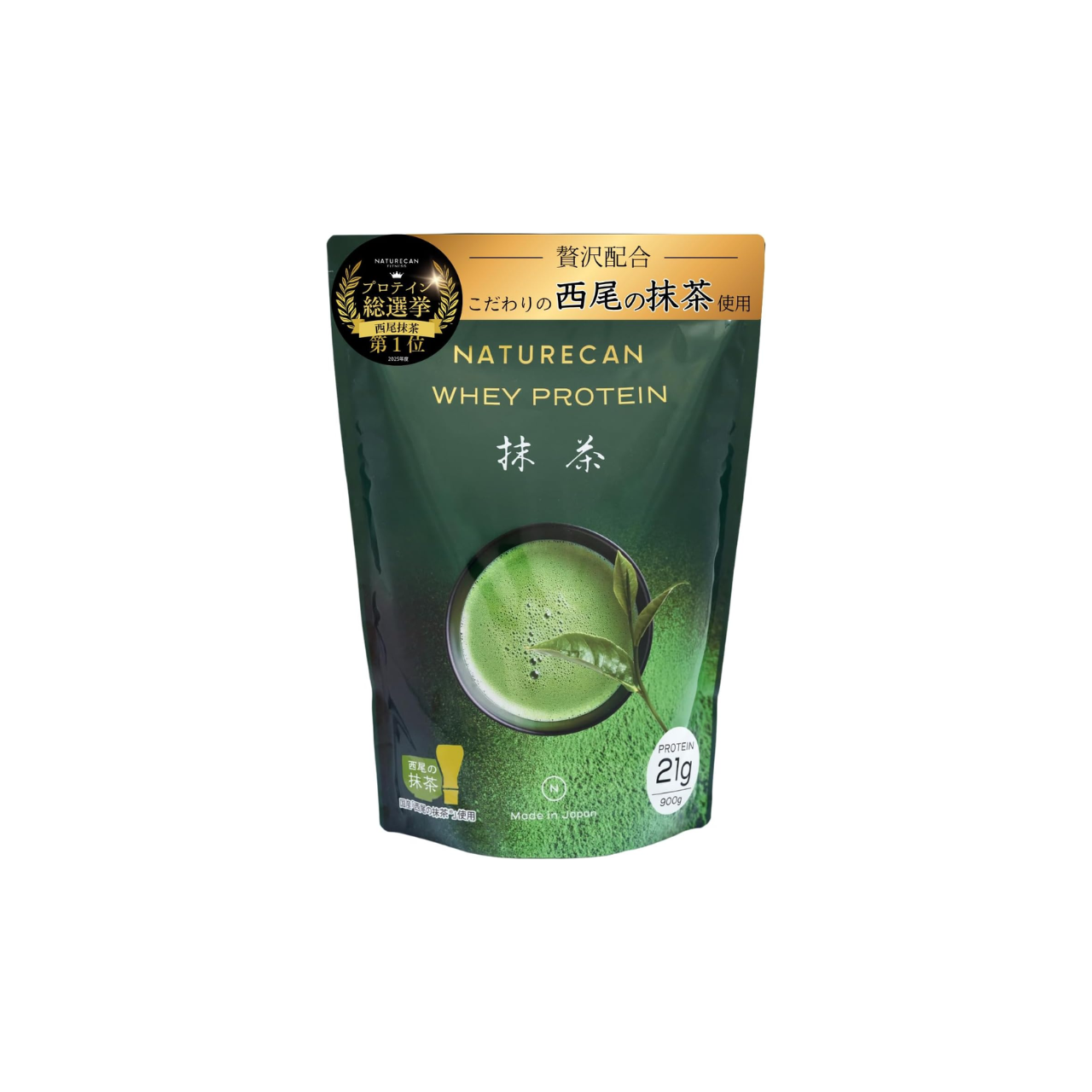 Naturecan Fitness Matcha Whey Protein WPC | 900g | Japan-Market Protein
