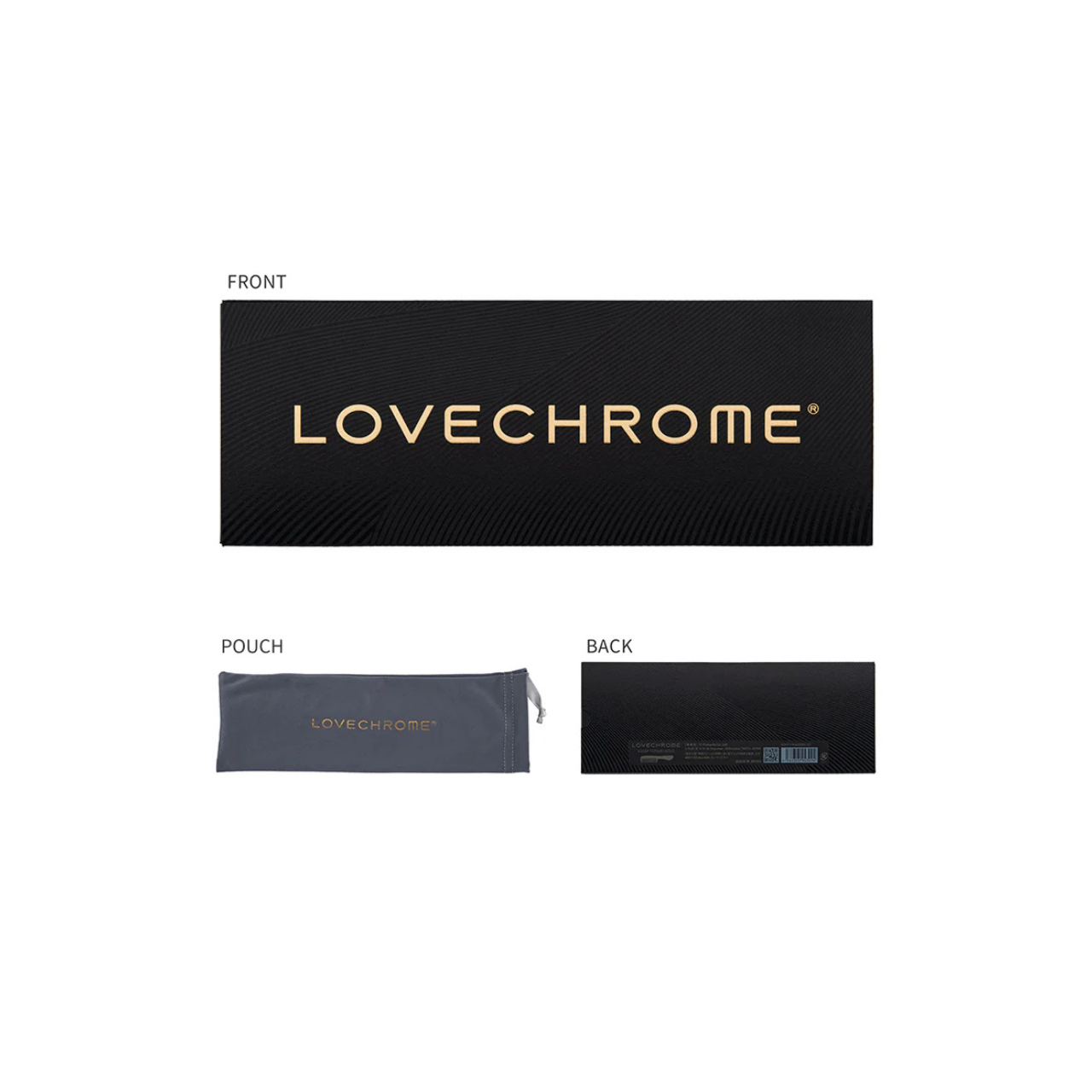 LOVE CHROME (R) K24GP TETSUKI GOLD | 24K Gold Japanese Handle Comb