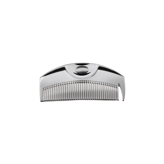 LOVE CHROME (R) F TSUKI SILVER | Japanese Compact Hair Comb