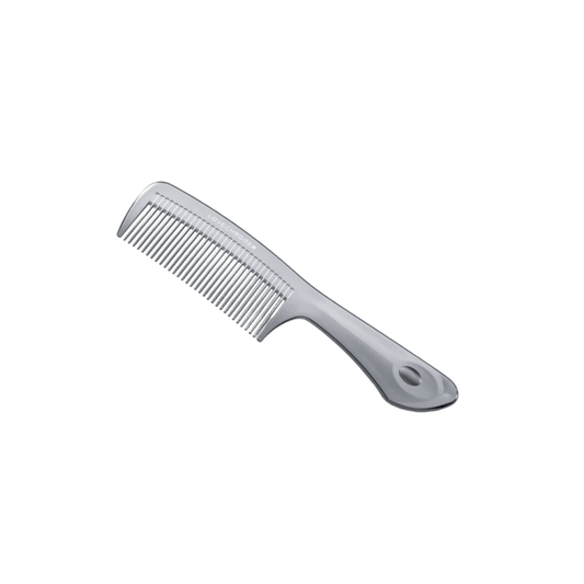 LOVE CHROME (R) F TETSUKI SILVER | Japanese Handle Hair Comb