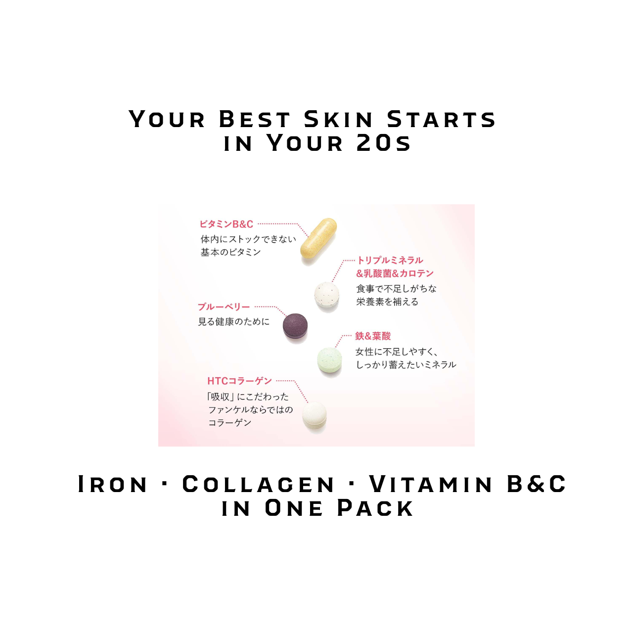 FANCL Good Choice Women's Daily Supplement | Age-Specific Formula | 20s 30s 40s 50s 60s | Made in Japan