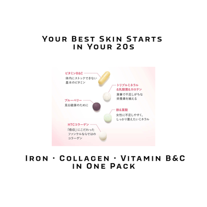 FANCL Good Choice Women's Daily Supplement | Age-Specific Formula | 20s 30s 40s 50s 60s | Made in Japan