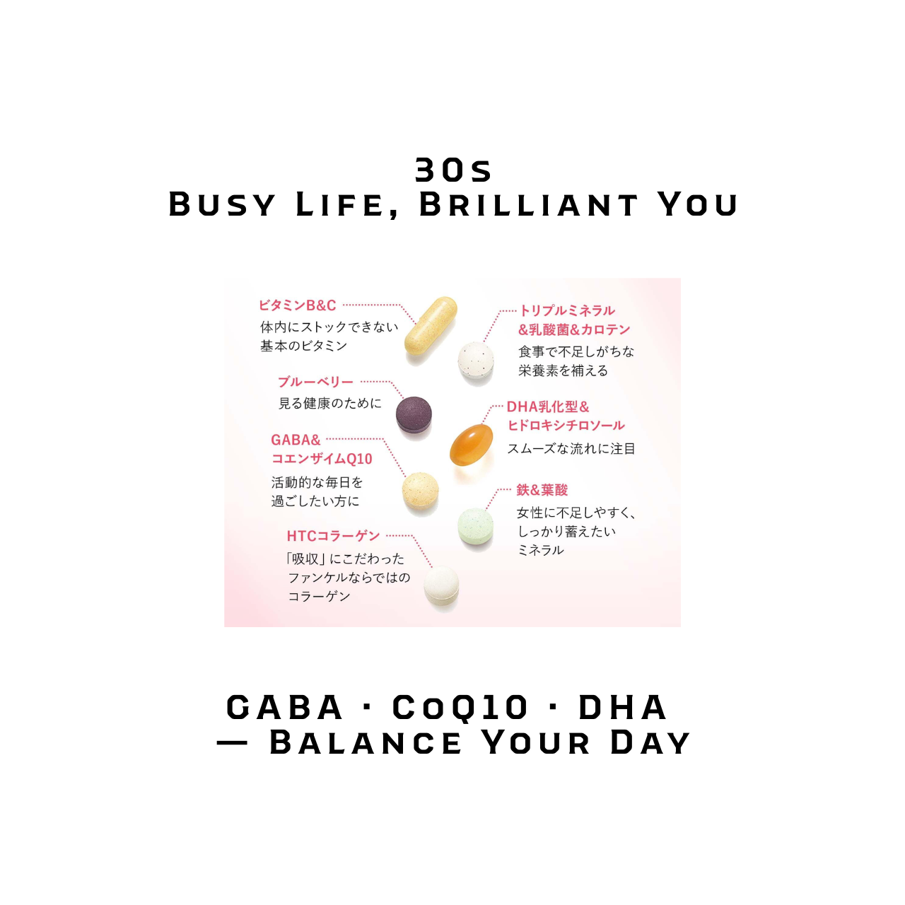 FANCL Good Choice Women's Daily Supplement | Age-Specific Formula | 20s 30s 40s 50s 60s | Made in Japan