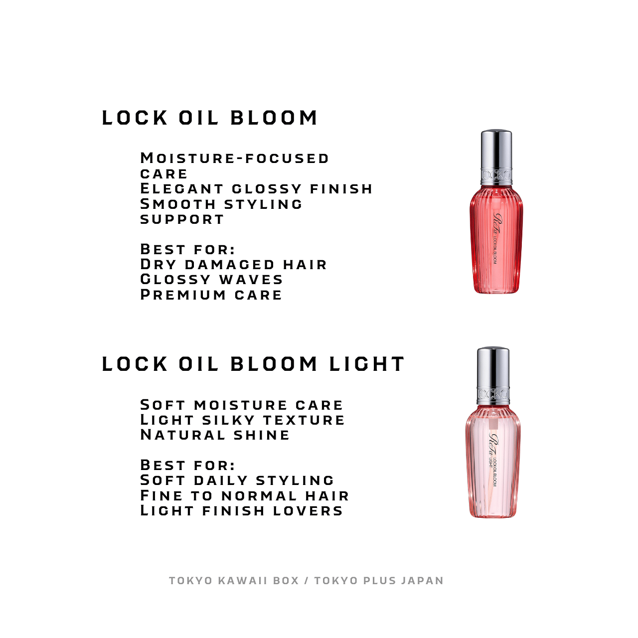 ReFa LOCK OIL-Kollektion | Hochwertiges japanisches Hitze-Styling-Haaröl