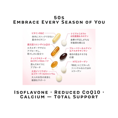 FANCL Good Choice Women's Daily Supplement | Age-Specific Formula | 20s 30s 40s 50s 60s | Made in Japan