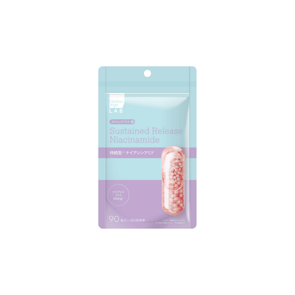 Matsukiyo LAB BEAUSTER Sustained Release Niacinamide — 90 Capsules | Japanese Supplement | Made in Japan